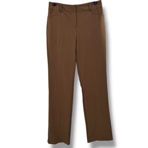 NEW BCX Brown Pants Size 5 Straight Leg Trousers Dress Pants Office Work Wear